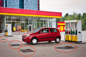 Применение на <p>Металлические компоненты «BONTEL» предотвращают распространение бензиновых и газообразных паров на АЗС, минимизируя риск возгораний и взрывов путём установки пламегасителей на клапанах резервуаров, в зонах налива топлива и хранилищах газа.</p> - Фото №1